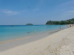 Hotel-Strand  der Kata Noi Beach Strand und die Andaman See [Indischer Ozean] (TH).